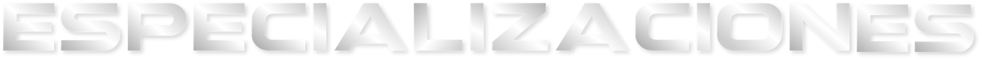 Especializaciones
