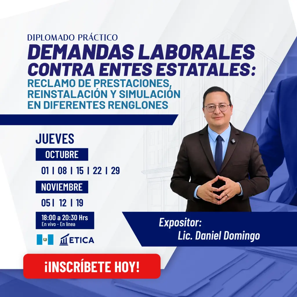 Diplomado Práctico - Demandas Laborales contra Entes Estatales: Reclamo de Prestaciones, Reinstalación y Simulación en diferentes renglones